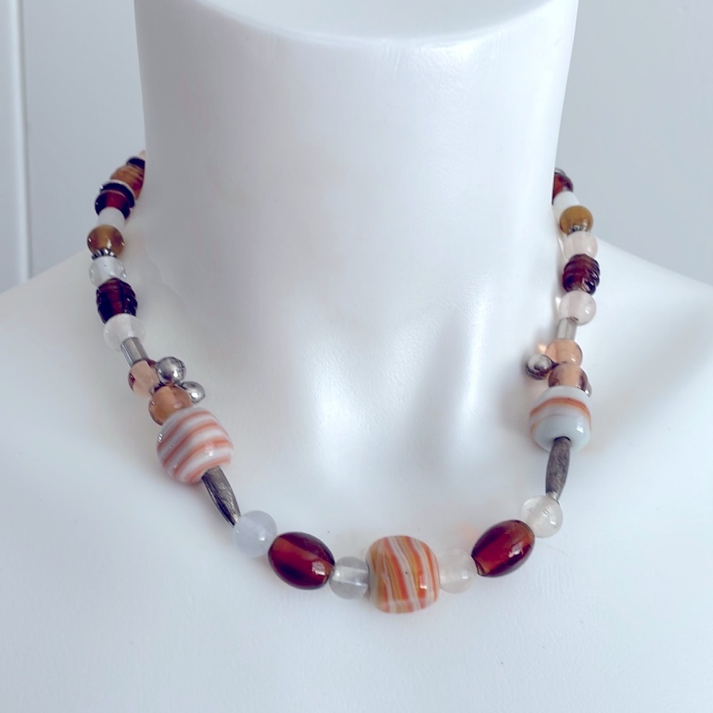 Vintage glass necklace